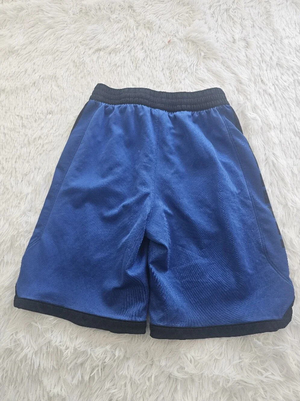 Youth Large Blue And Black Nike Shorts